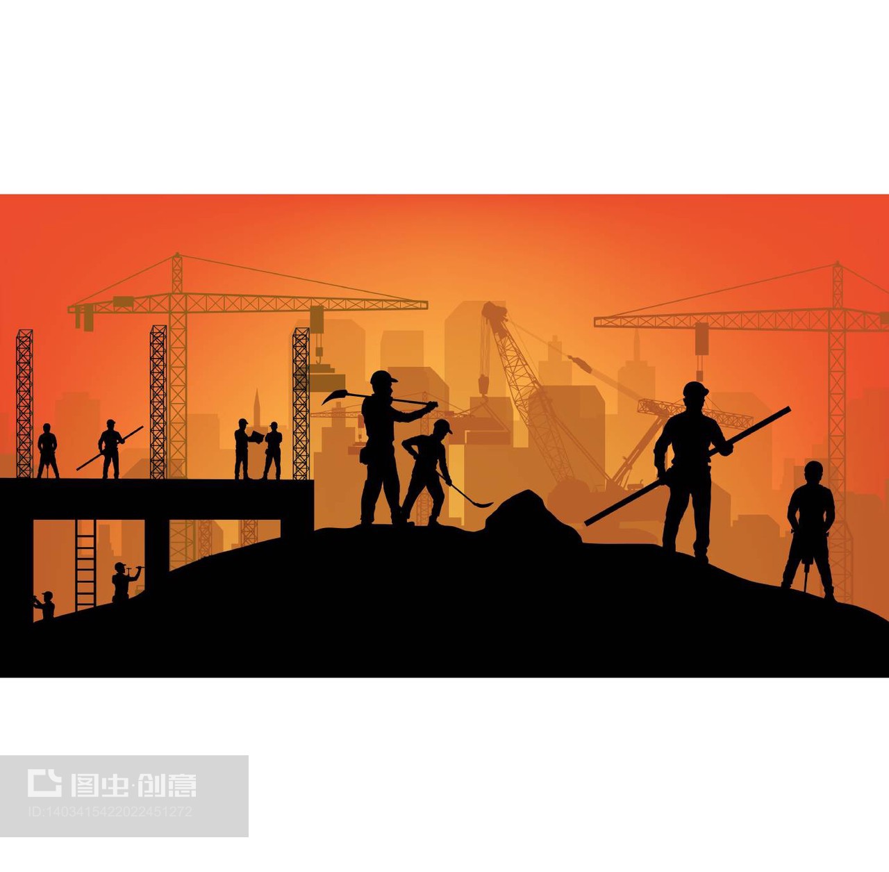 建設(shè)者剪影 城市脈絡(luò)的無(wú)名英雄